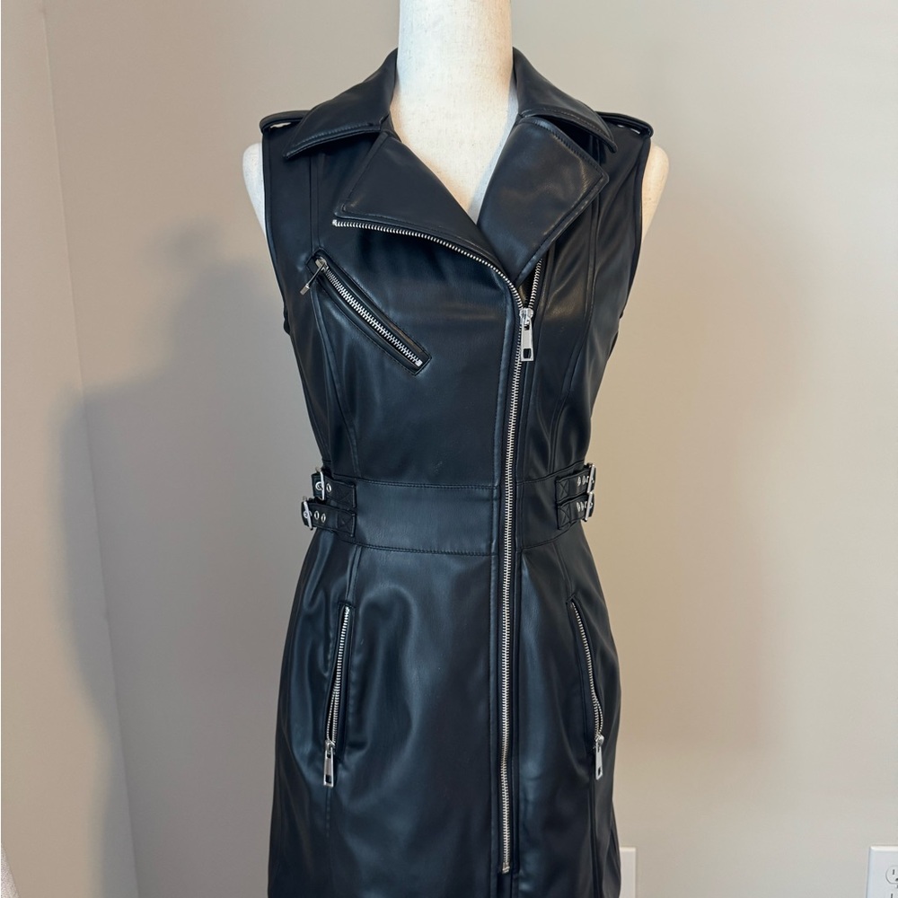 Zara Black Sleeveless Midi Dress